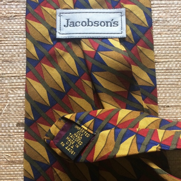 🍁 Jacobson's Autumn Prism Silk Tie - Picture 5 of 5